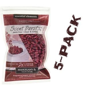 5-Pack Essential Elements Scent Bursts Mahogany & Vetiver